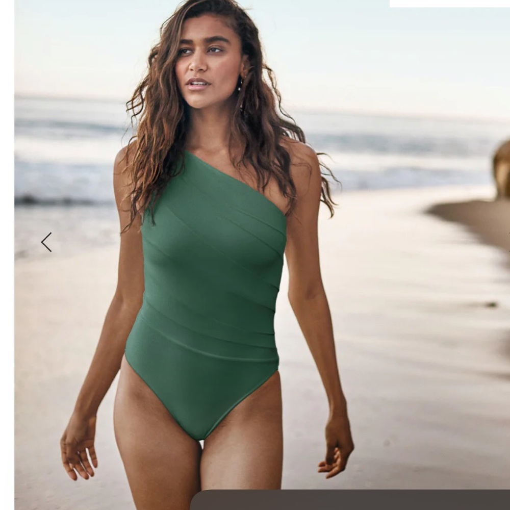 Summersalt The Sidestroke One Piece Swimsuit Green, Size 12
